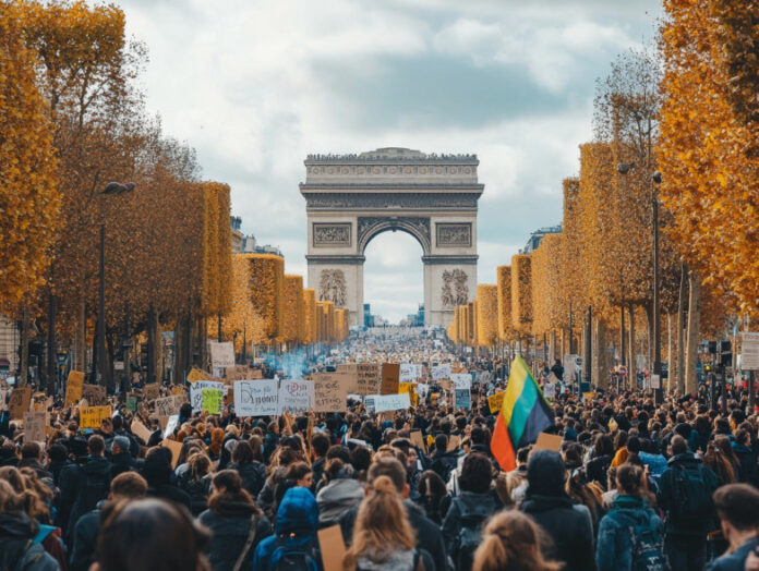 Manifestation pour le climat à Paris