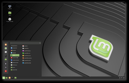 Interface utilisateur Linux Mint