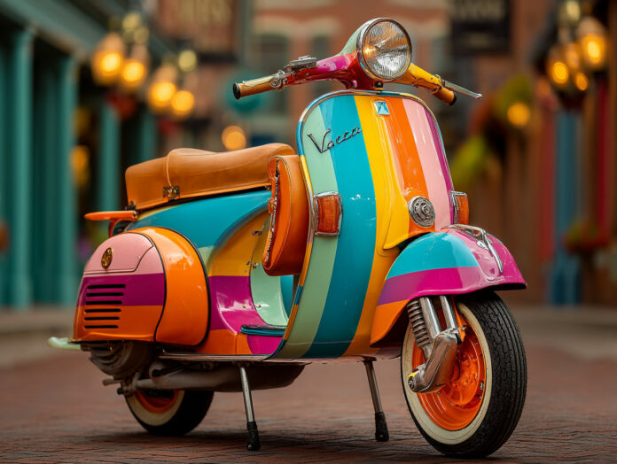 Restauration d'une Vespa